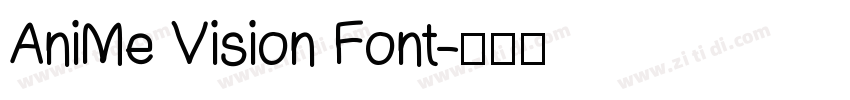 AniMe Vision Font字体转换